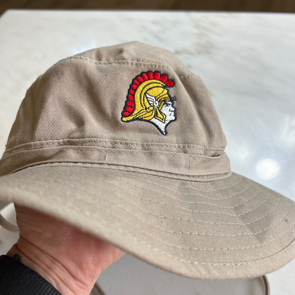 NWOT Apollo Tan‎ Boonie Hat with Trojan Adjustable Chin Strap Outdoor